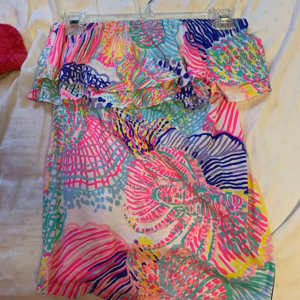 lily pulitzer tube top